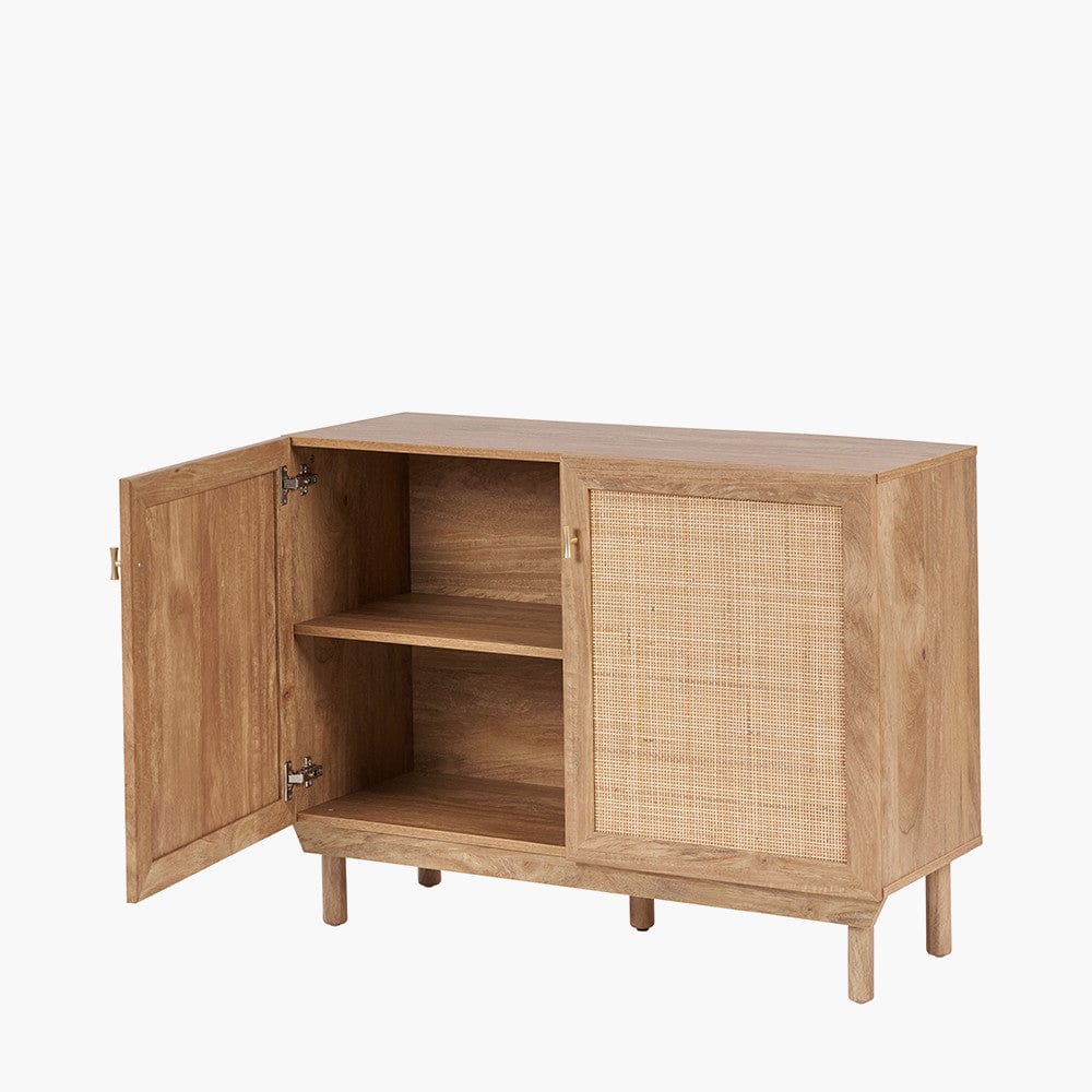 Henrik Natural Rattan 2 Door Cabinet.