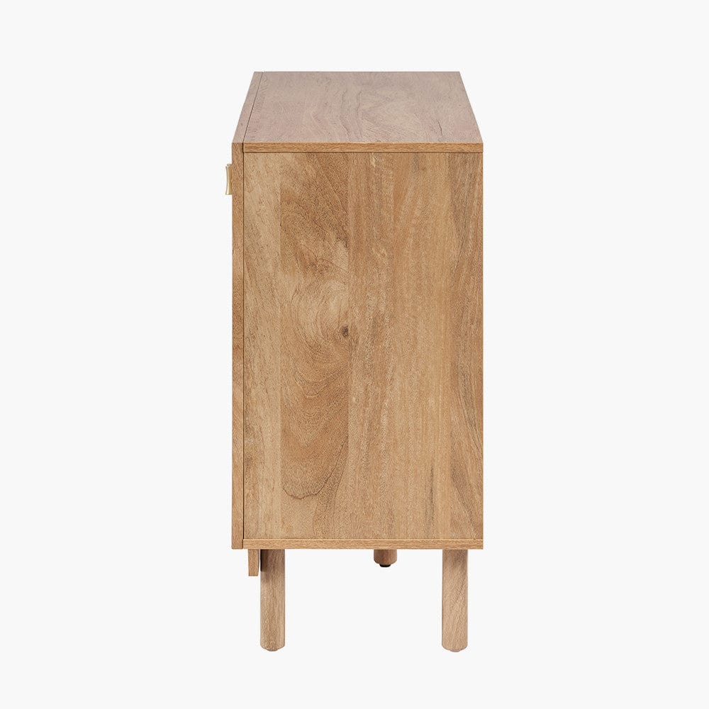 Henrik Natural Rattan 2 Door Cabinet.