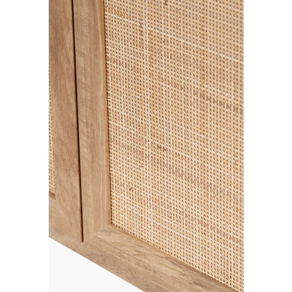 Henrik Natural Rattan 2 Door Cabinet.