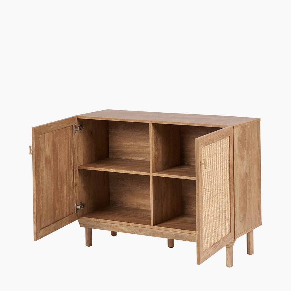 Henrik Natural Rattan 2 Door Cabinet.