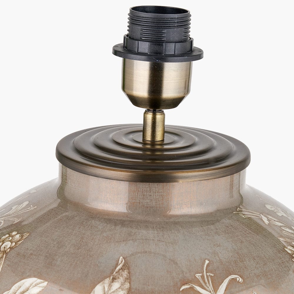 Honeysuckle Large Glass Table Lamp Base.