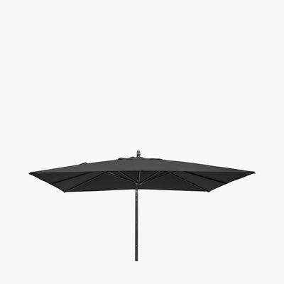 Pacific Lifestyle Outdoors Icon Premium 4mx3m Oblong Faded Black Parasol House of Isabella UK