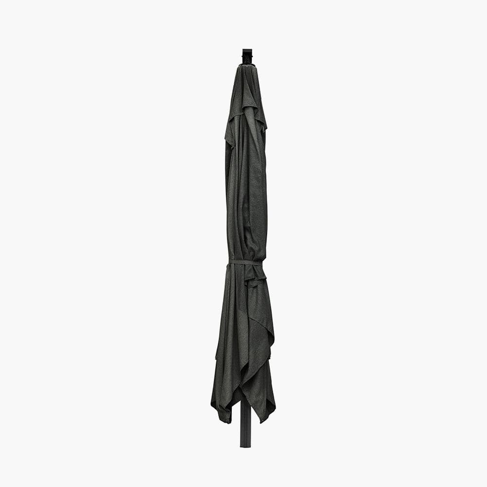 Icon Premium 4mx3m Oblong Faded Black Parasol.