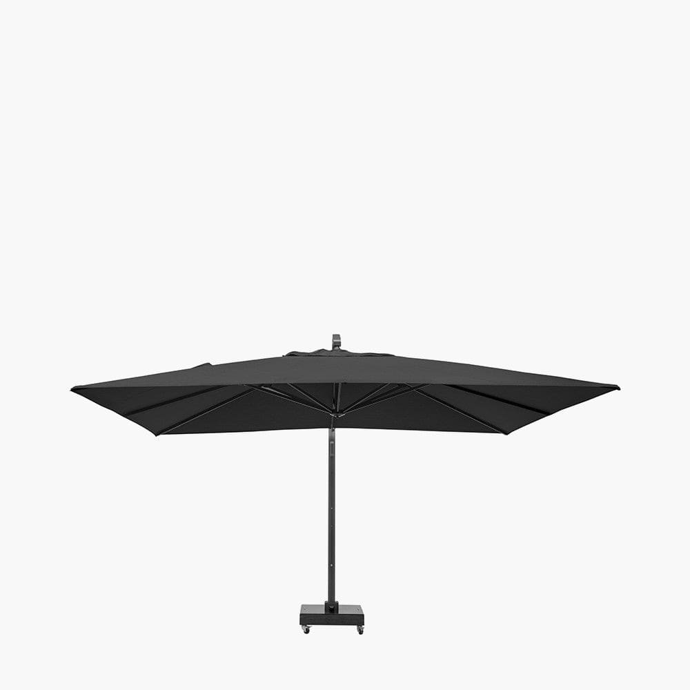 Icon Premium 4mx3m Oblong Faded Black Parasol.