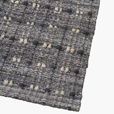 Pacific Lifestyle Outdoors Indoor Outdoor Grey Double Stitch Design Rug House of Isabella UK