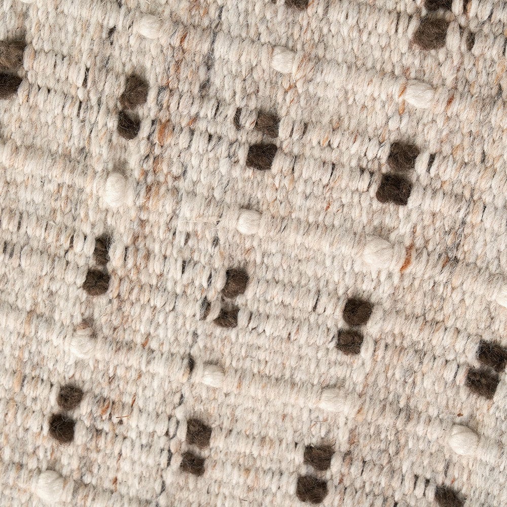 Indoor Outdoor Natural Double Stitch Design Rug Large.