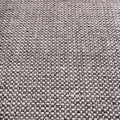 Pacific Lifestyle Outdoors Indoor Outdoor Recycled PET Yarn Graphite and White Basket Weave Design Rug House of Isabella UK