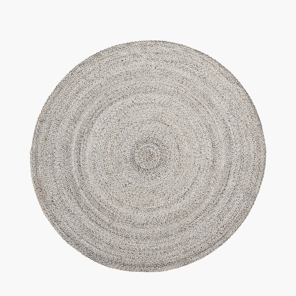 Pacific Lifestyle Outdoors Indoor Outdoor Recycled PET Yarn Warm Grey Tweed Design Rug House of Isabella UK