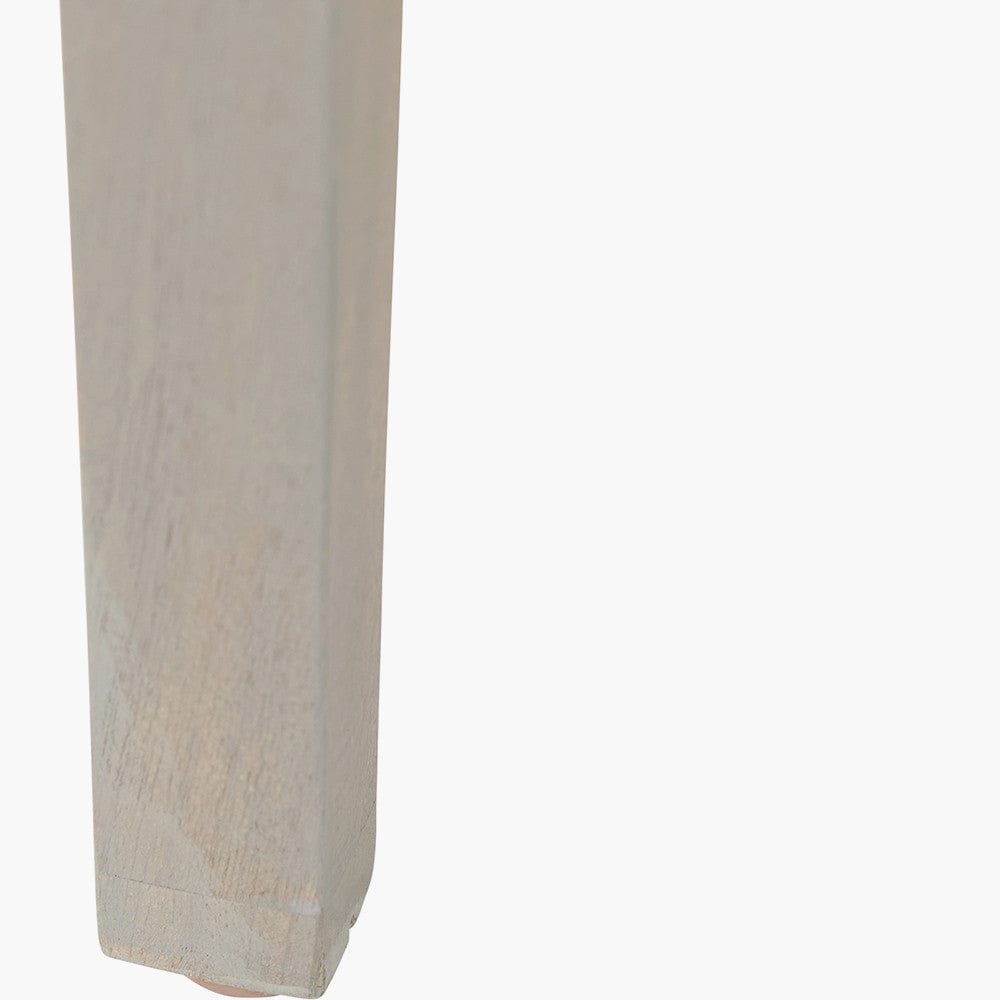 Khao Light Grey Mango Wood 1 Drawer Console Table.