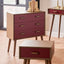 Klee Mulberry Pine Wood 3 Drawer Unit.