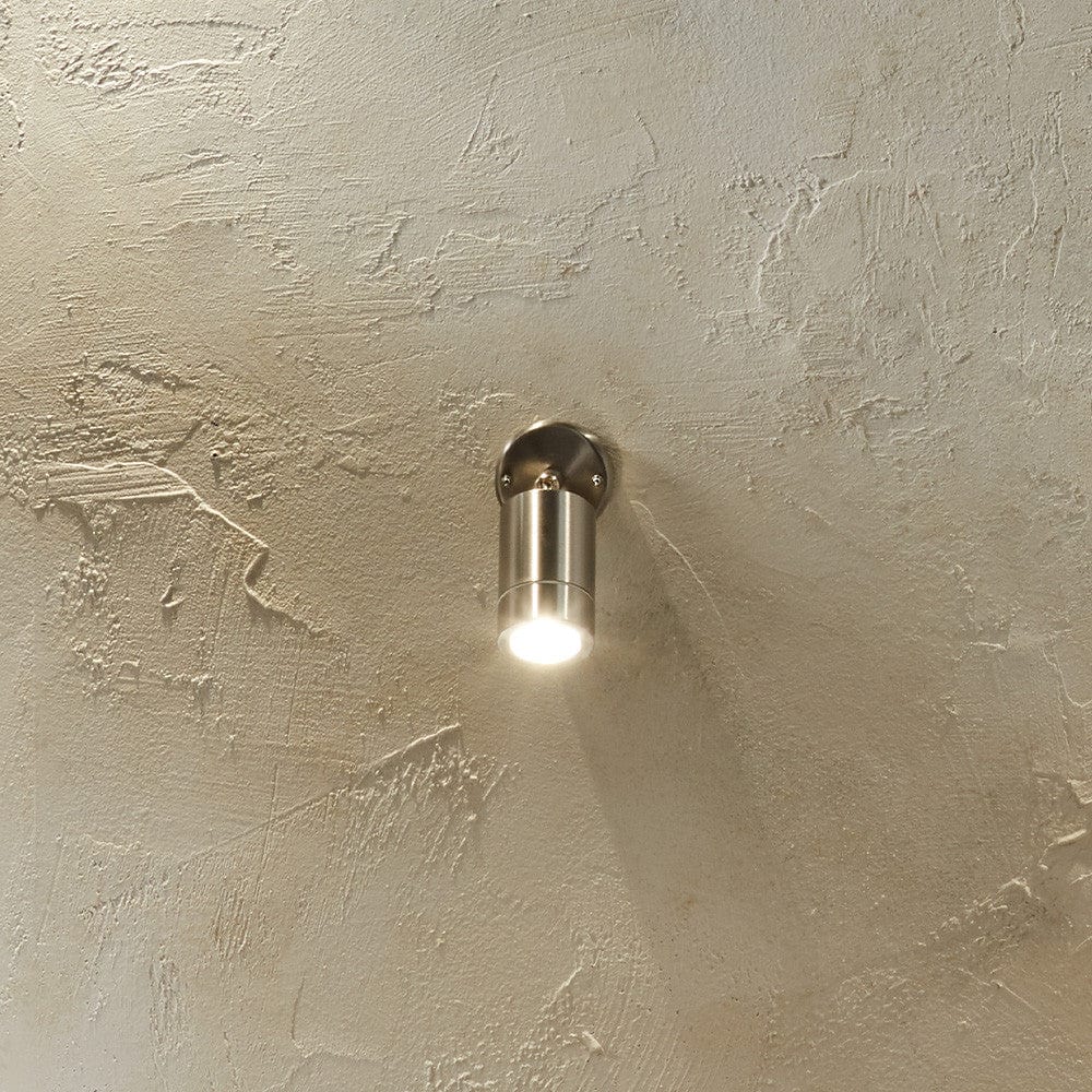 Lantana Brushed Steel Adjustable Directional Spot Light.