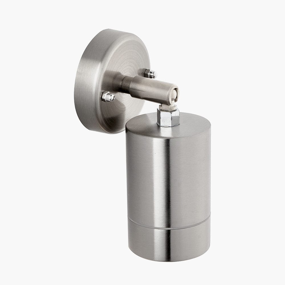 Lantana Brushed Steel Adjustable Directional Spot Light.