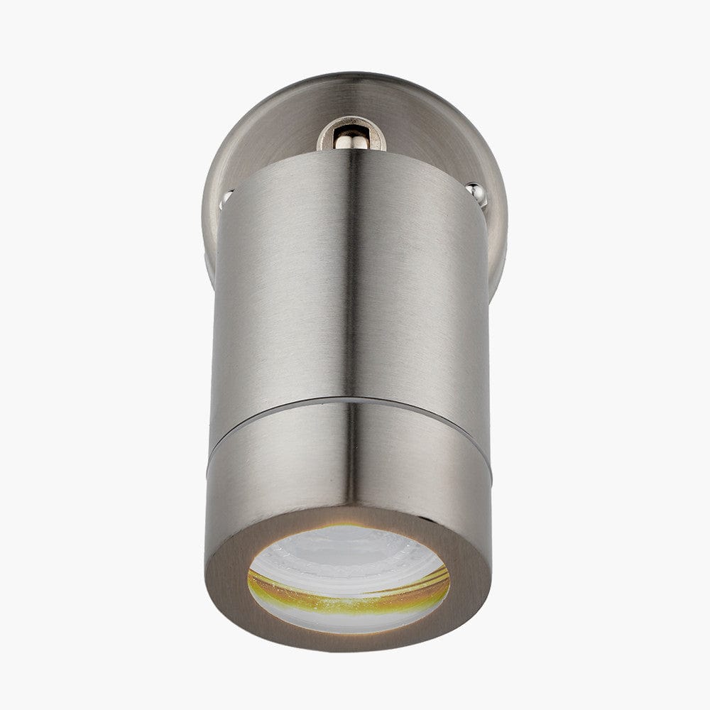 Lantana Brushed Steel Adjustable Directional Spot Light.