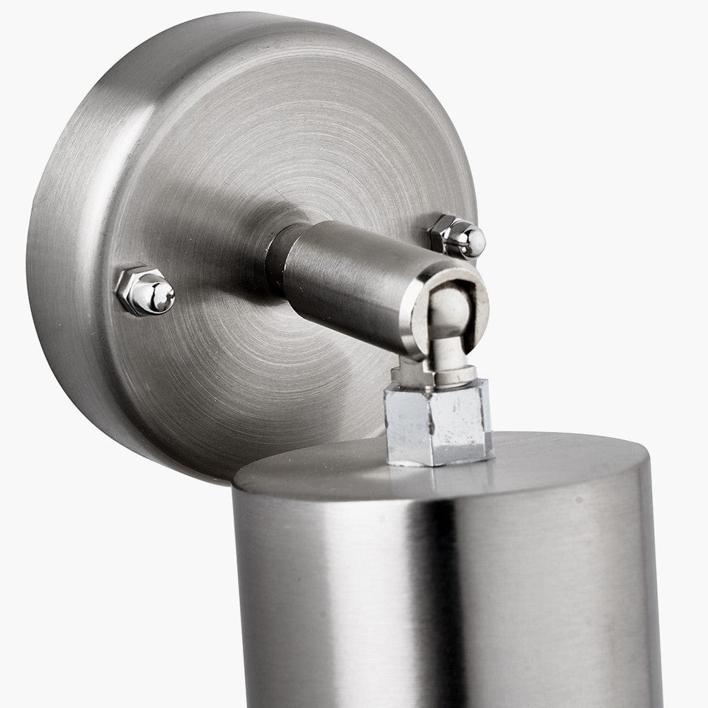 Lantana Brushed Steel Adjustable Directional Spot Light.