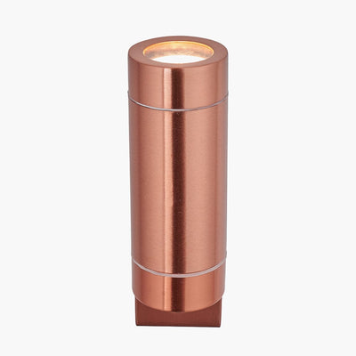 Pacific Lifestyle Outdoors Lantana Copper Metal Dual PIR Wall Light House of Isabella UK