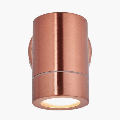 Pacific Lifestyle Outdoors Lantana Copper Metal Fixed Spot Wall Light House of Isabella UK