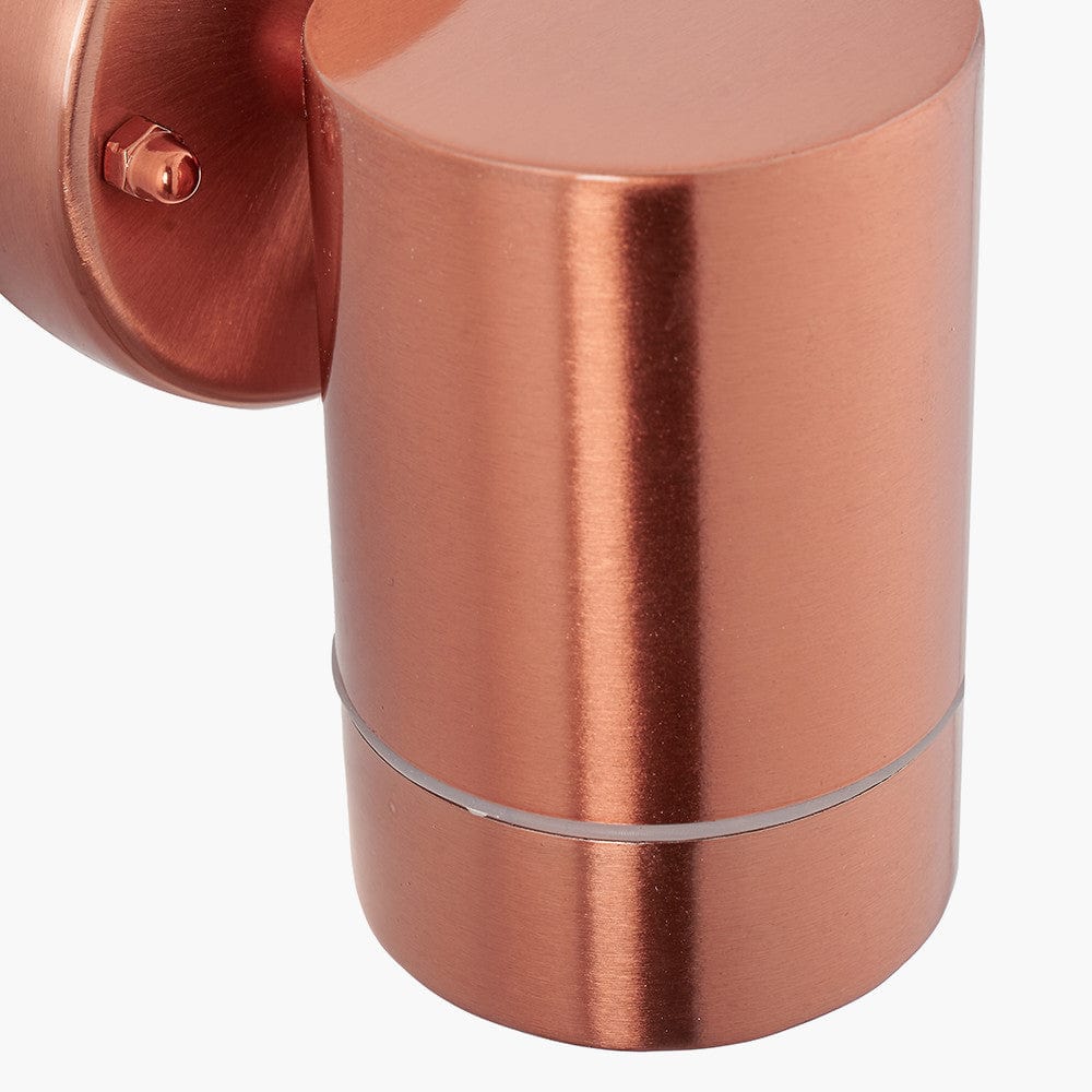 Lantana Copper Metal Fixed Spot Wall Light.