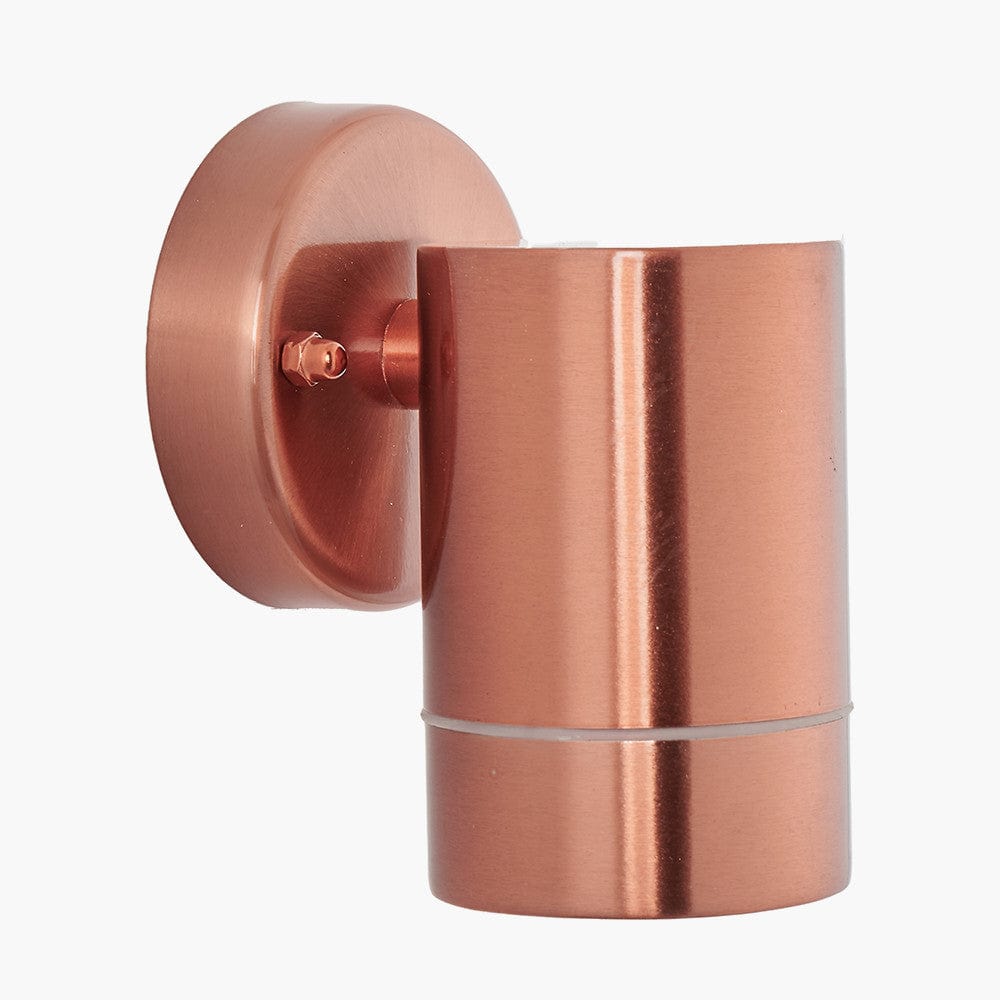 Lantana Copper Metal Fixed Spot Wall Light.