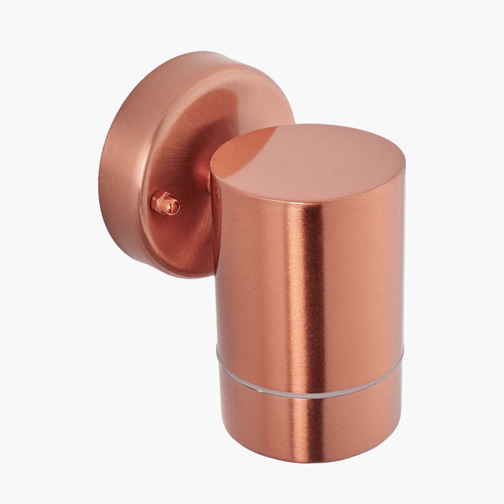 Lantana Copper Metal Fixed Spot Wall Light.