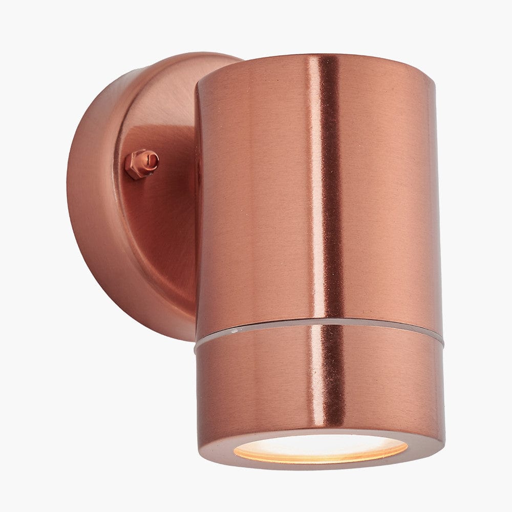 Lantana Copper Metal Fixed Spot Wall Light.