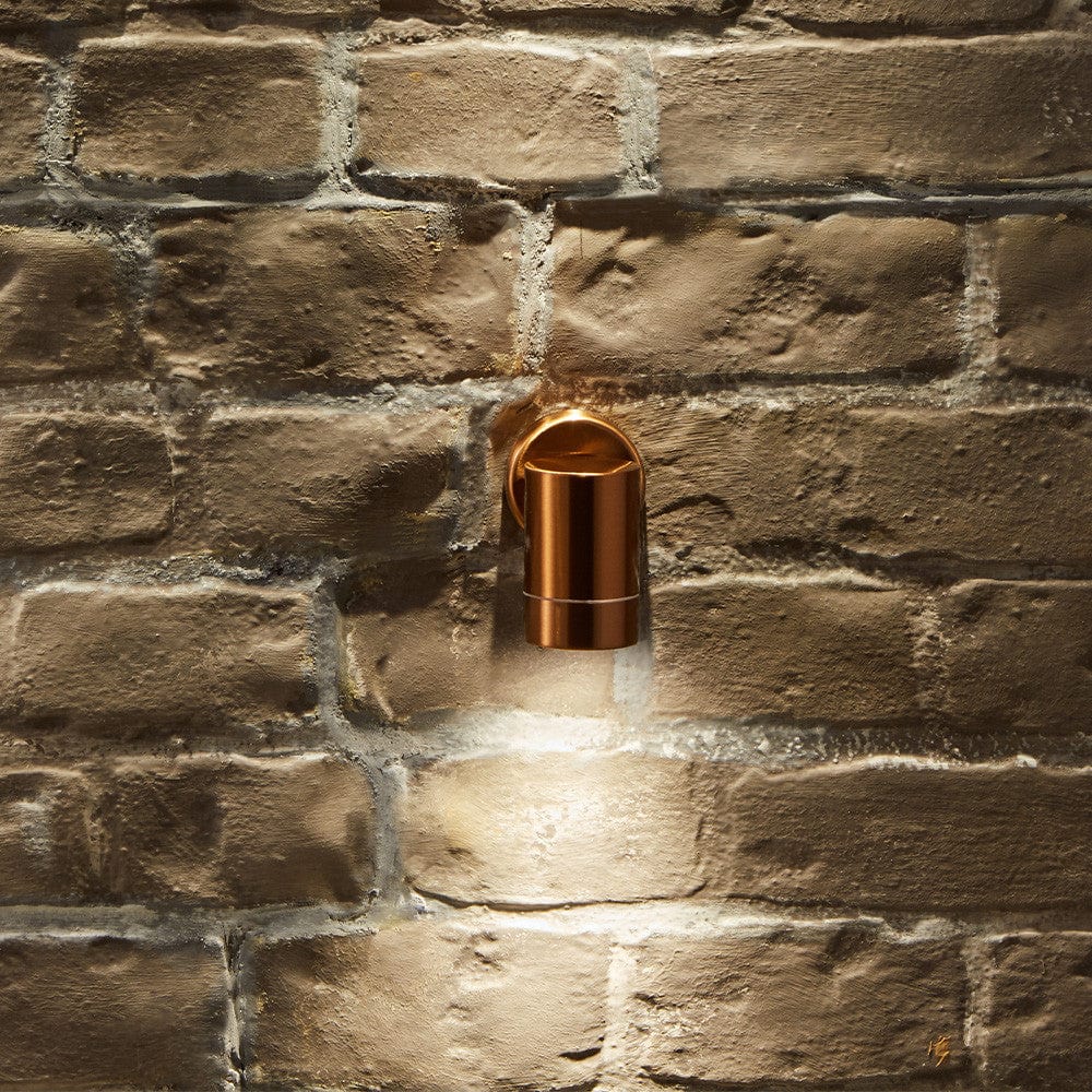 Lantana Copper Metal Fixed Spot Wall Light.