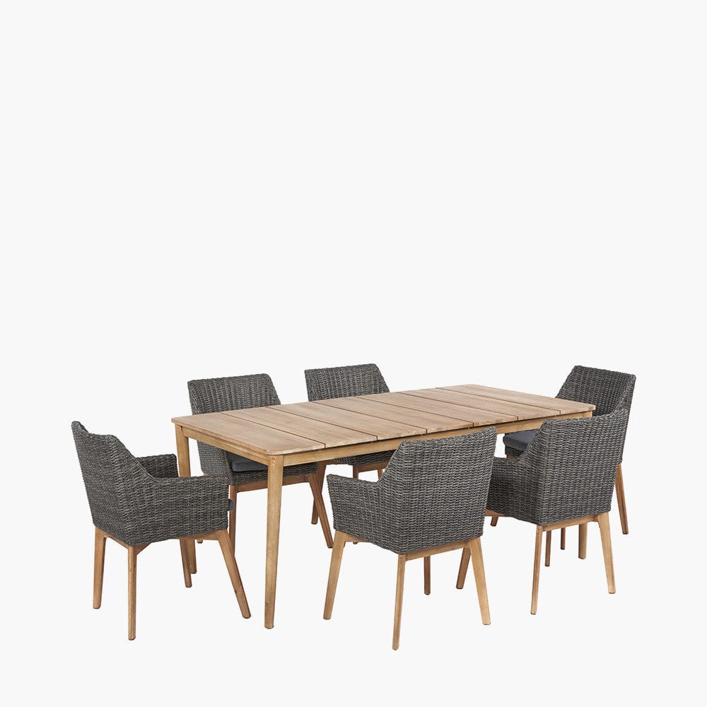 Larissa Dining Set Kubu Grey K/D.