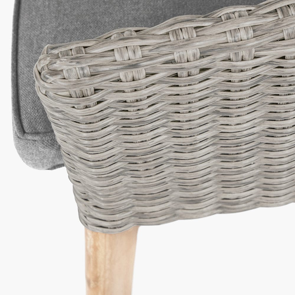 Larissa Dining Set Light Kubu Grey K/D.