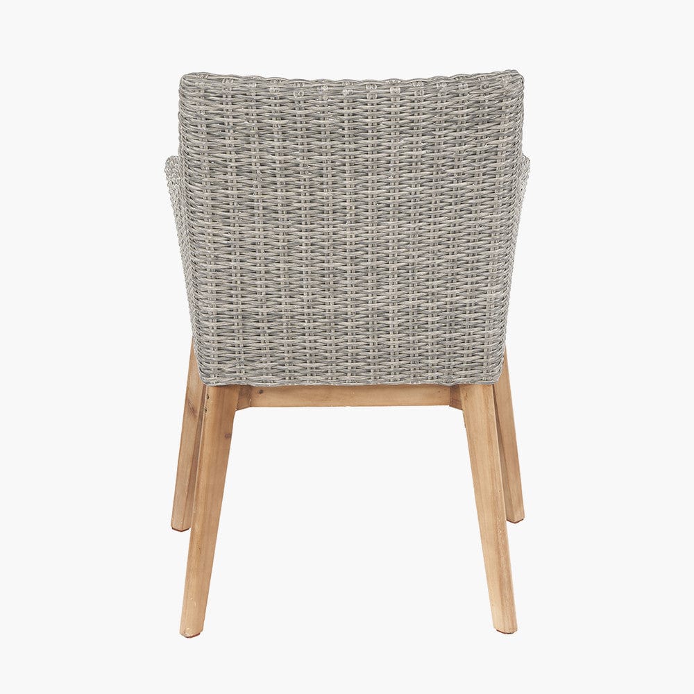 Larissa Dining Set Light Kubu Grey K/D.