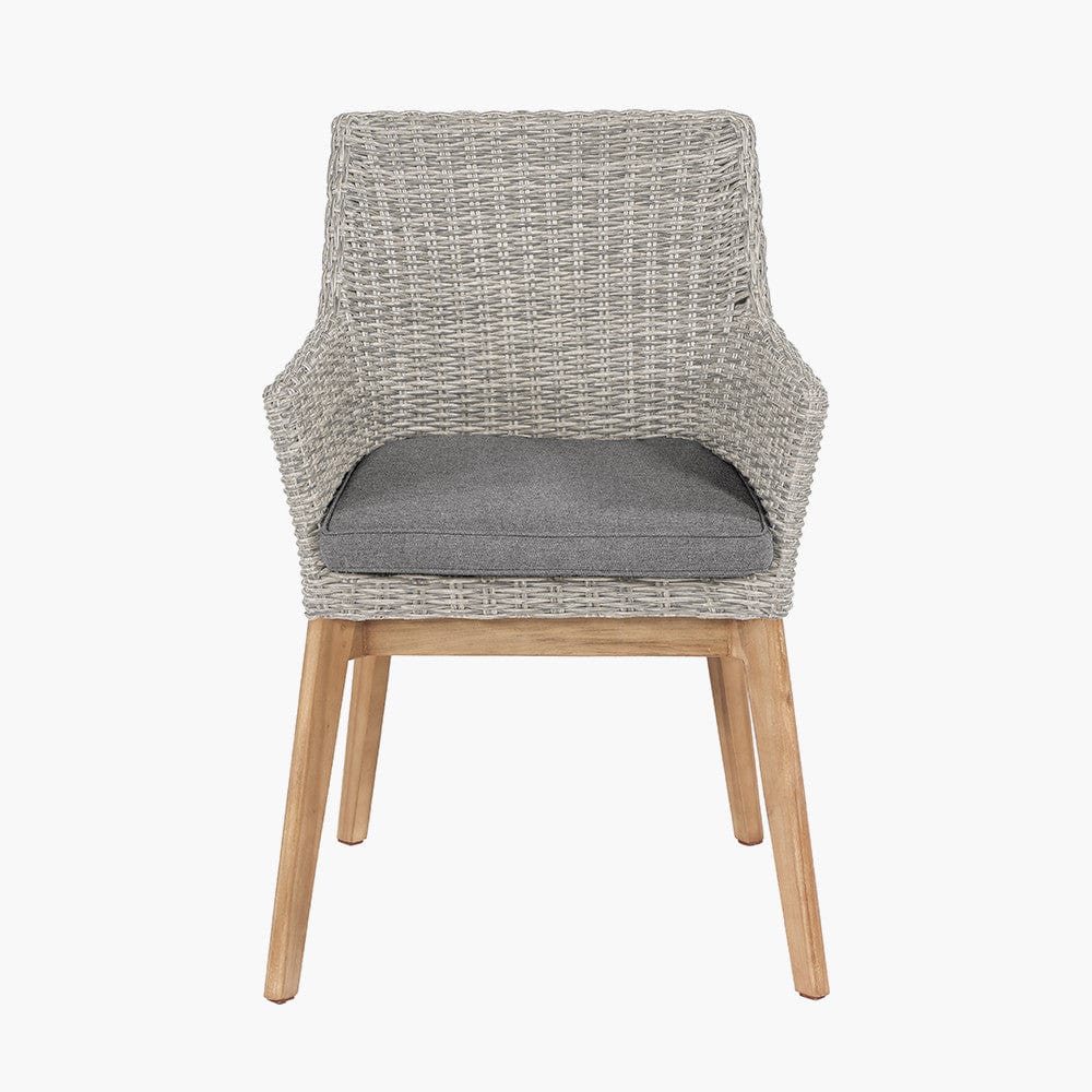 Larissa Dining Set Light Kubu Grey K/D.