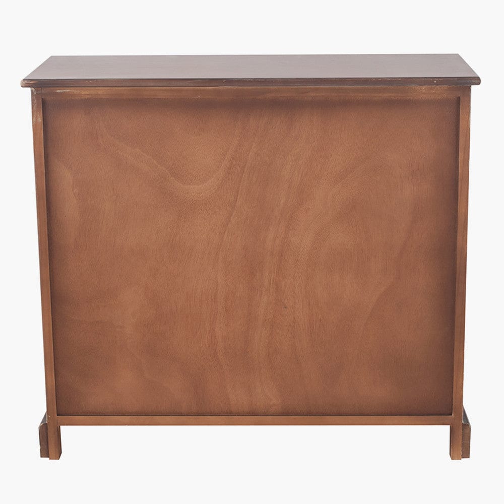 Loft Blue Multicoloured Pine Wood 6 Drawer Unit.