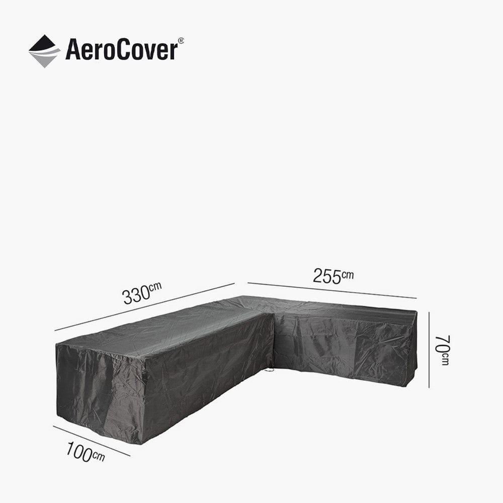 Lounge Set Aerocover Left Hand L-Shape 330 x 255 x 100 x 70.