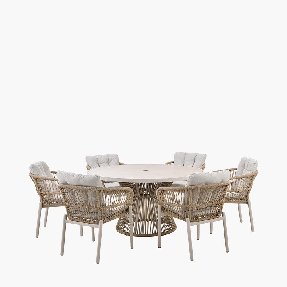 Martic Outdoor 6 Seater Dining Set.