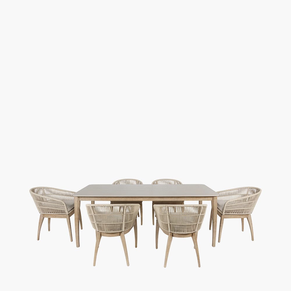 Moeven Outdoor 6 Seater Dining Set.