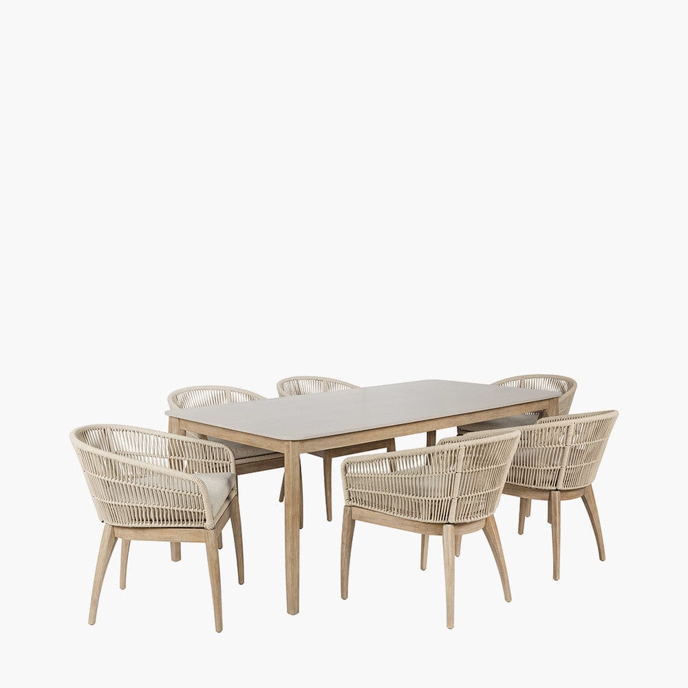 Moeven Outdoor 6 Seater Dining Set.