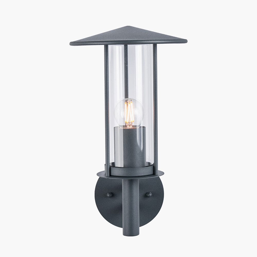 Myosotis Dark Grey Metal Chimney Wall Light.