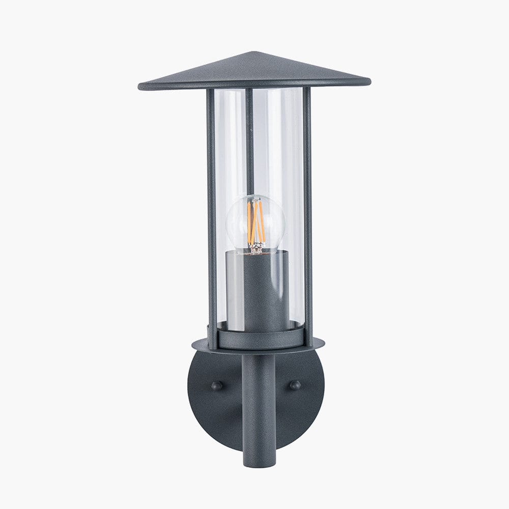 Myosotis Dark Grey Metal Chimney Wall Light.