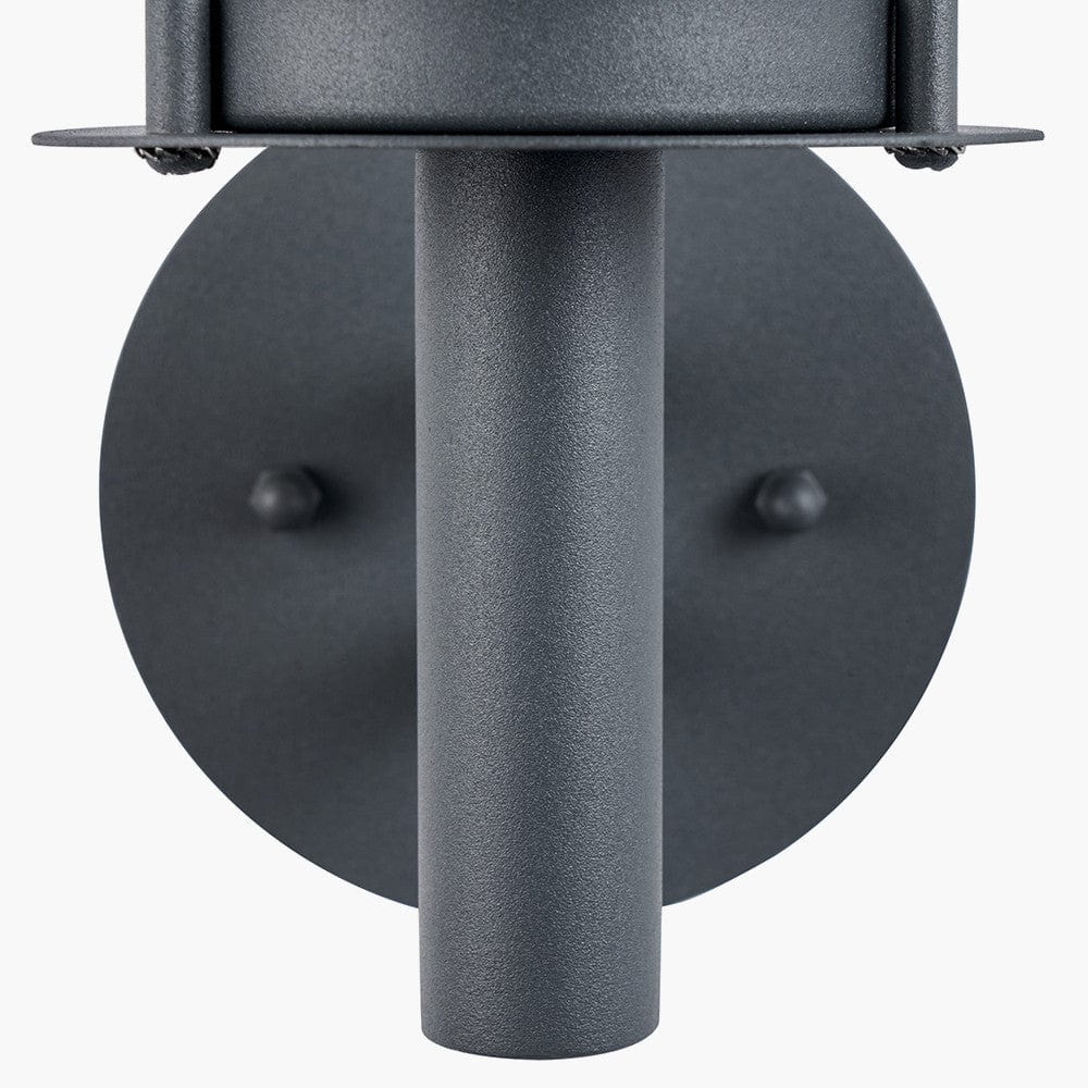 Myosotis Dark Grey Metal Chimney Wall Light.