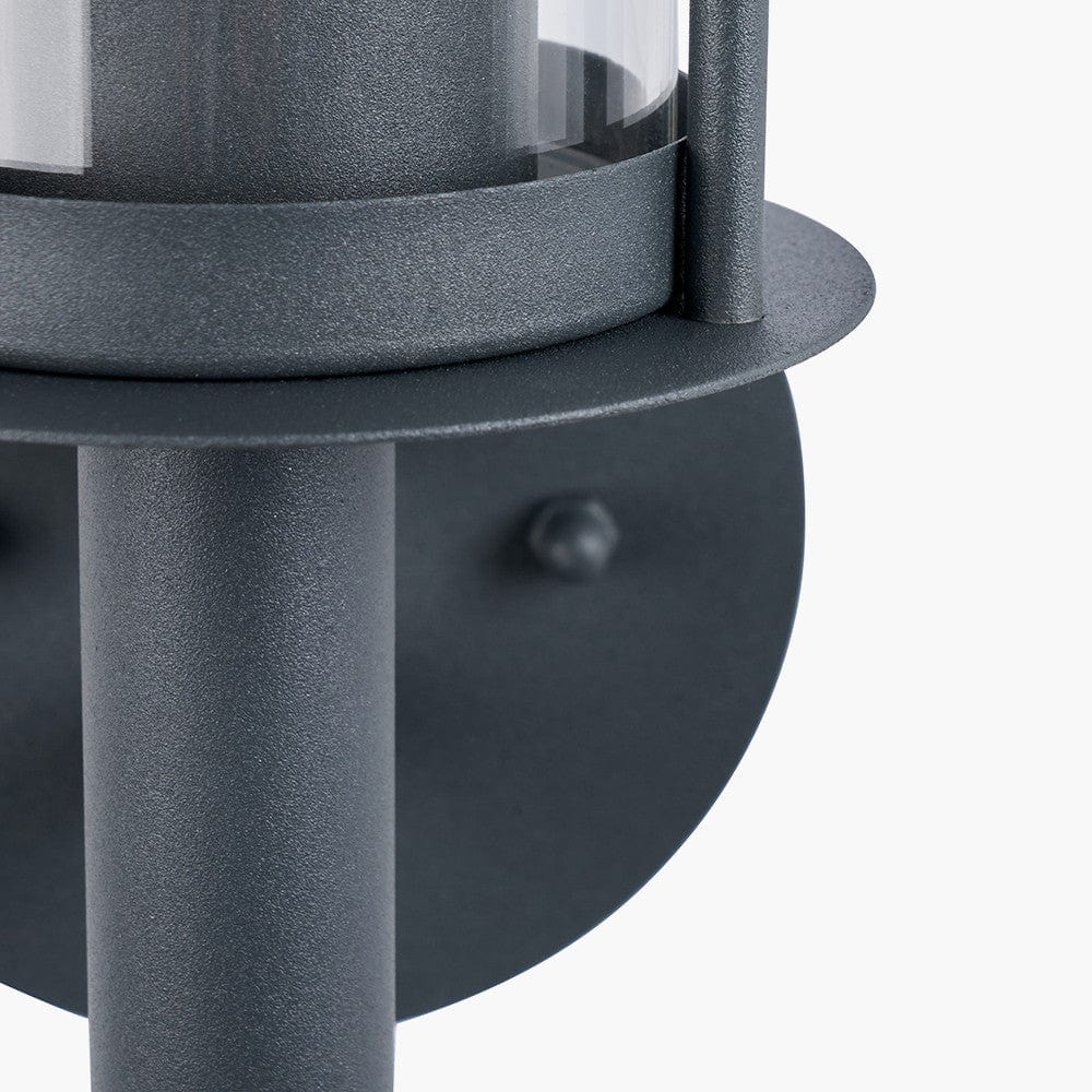 Myosotis Dark Grey Metal Chimney Wall Light.