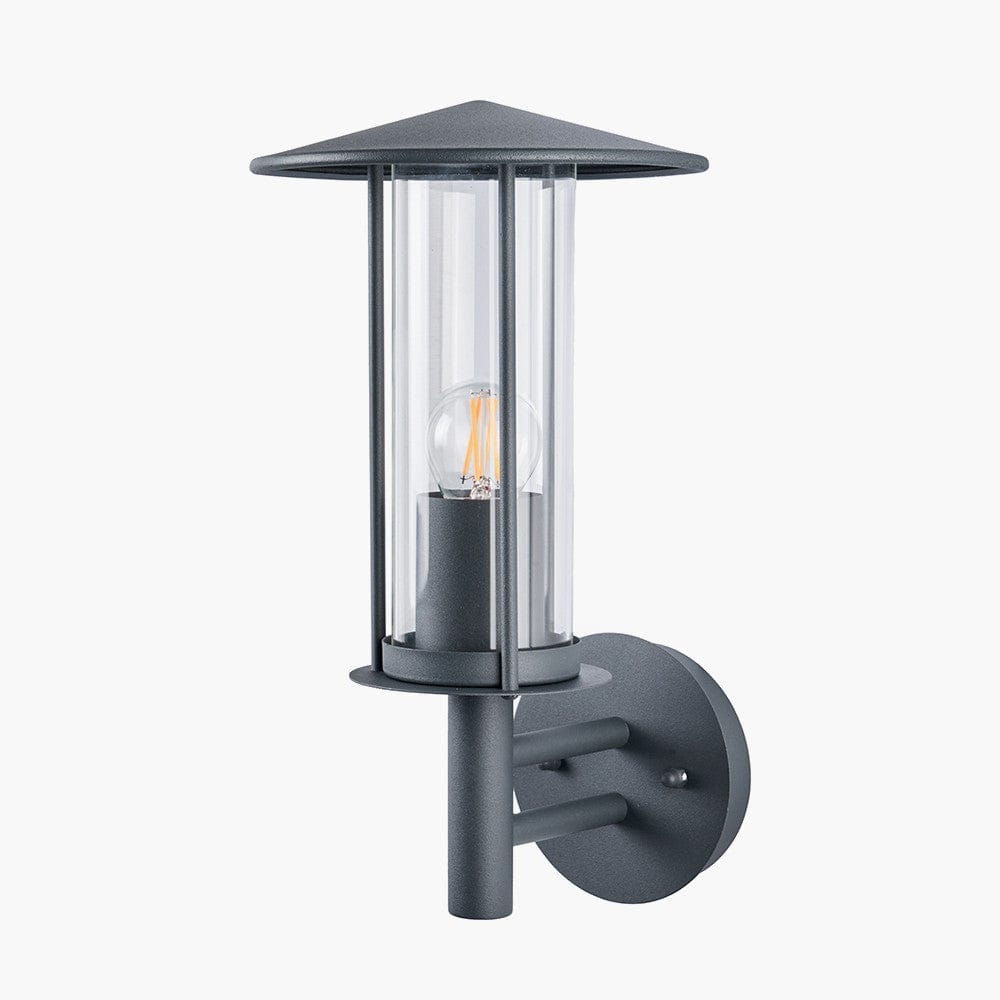 Myosotis Dark Grey Metal Chimney Wall Light.