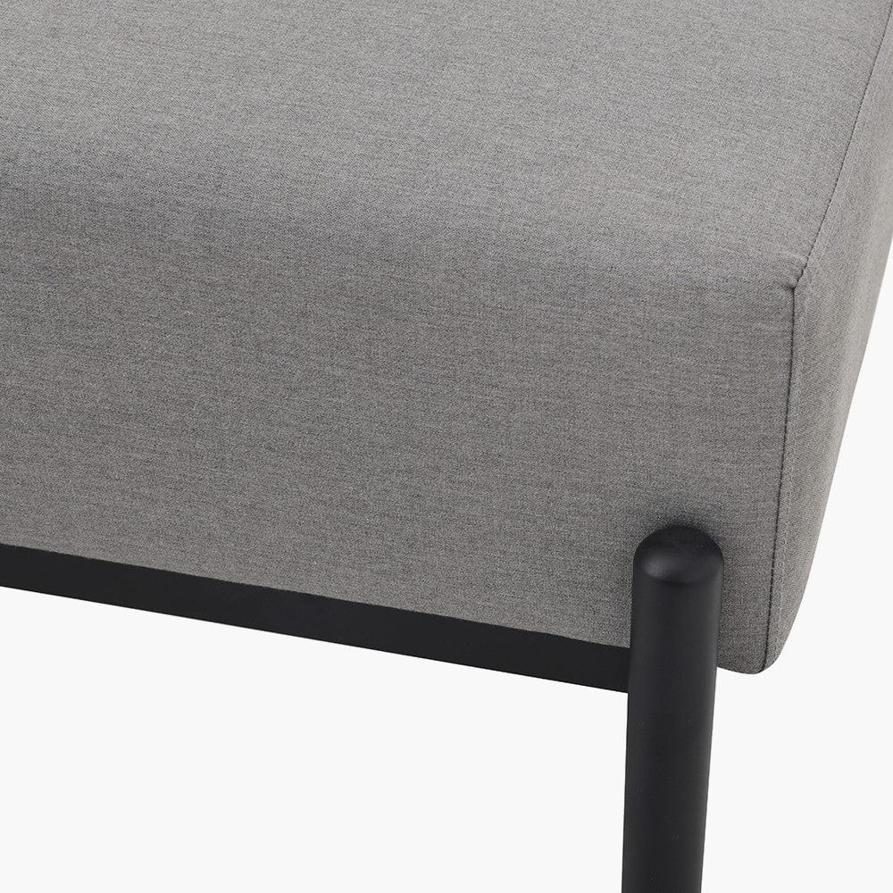 Nevada Putty Large Outdoor Corner Seating Set with Adjustable Table.