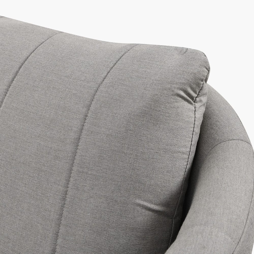 Nevada Putty Large Outdoor Corner Seating Set with Adjustable Table.