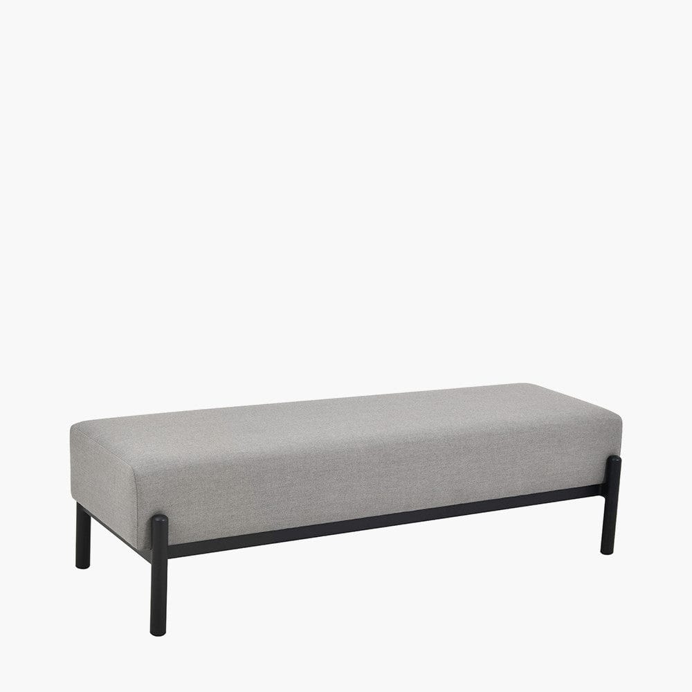 Nevada Putty Large Outdoor Corner Seating Set with Adjustable Table.