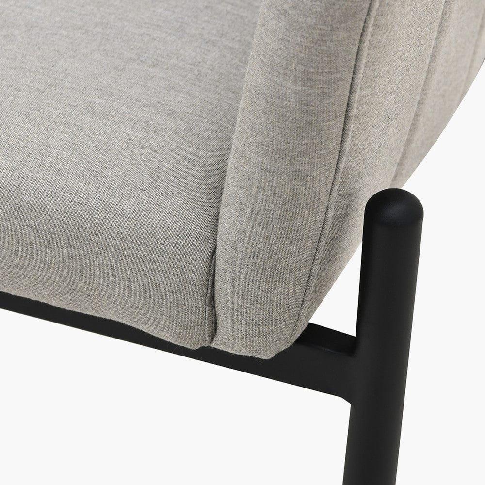 Nevada Putty Outdoor 4 Seater Round Dining Set.