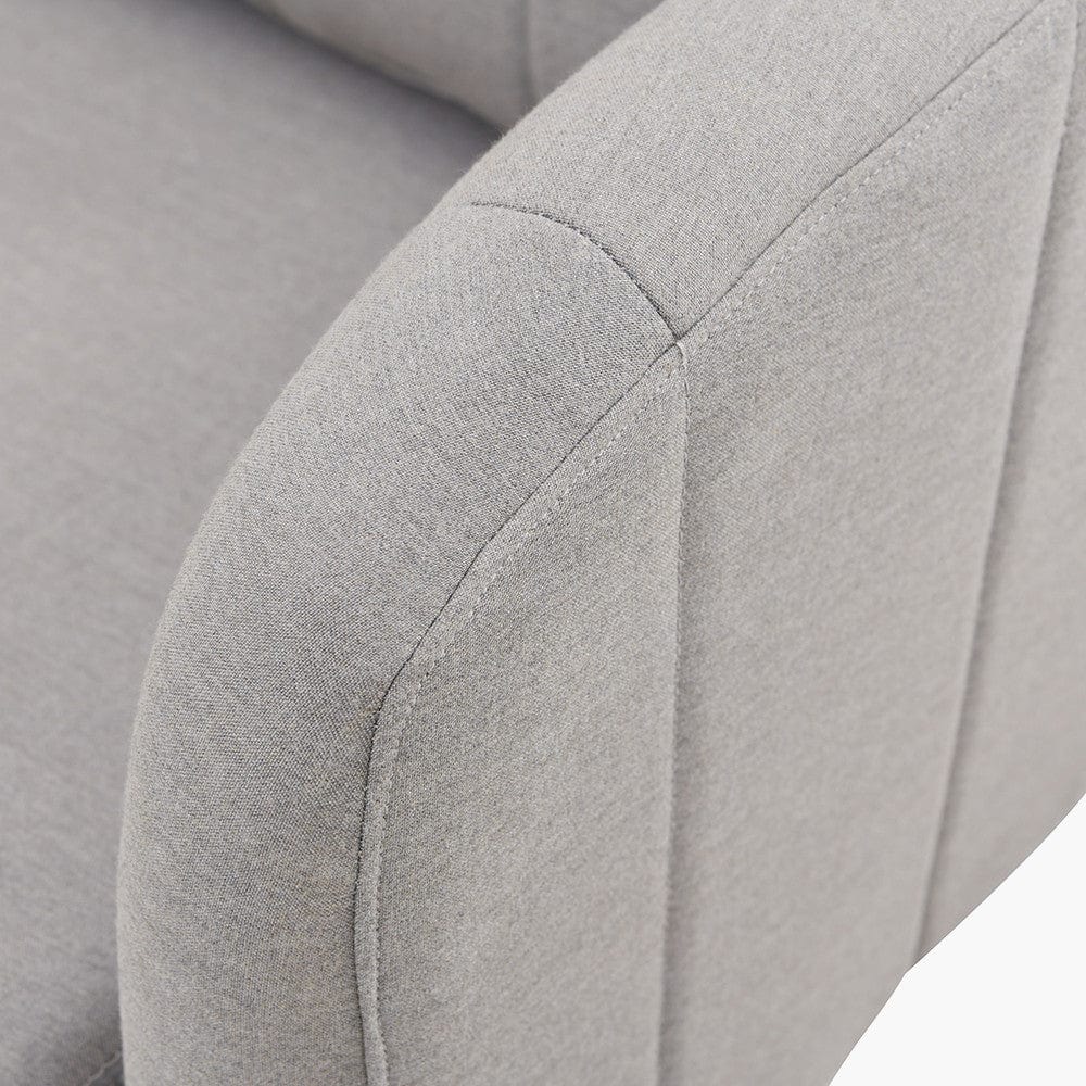 Nevada Putty Small Outdoor Corner Seating Set with Coffee Table and Footstools.