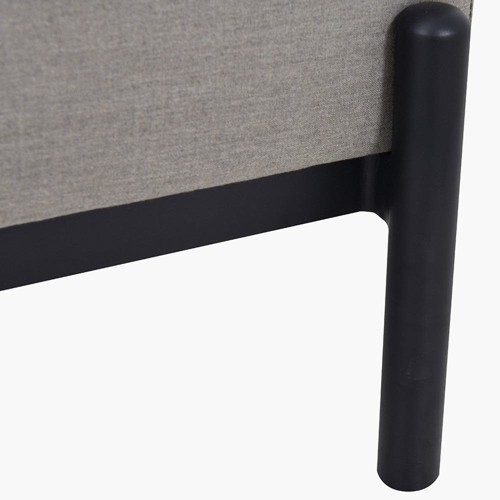 Nevada Putty Small Outdoor Corner Seating Set with Coffee Table and Footstools.