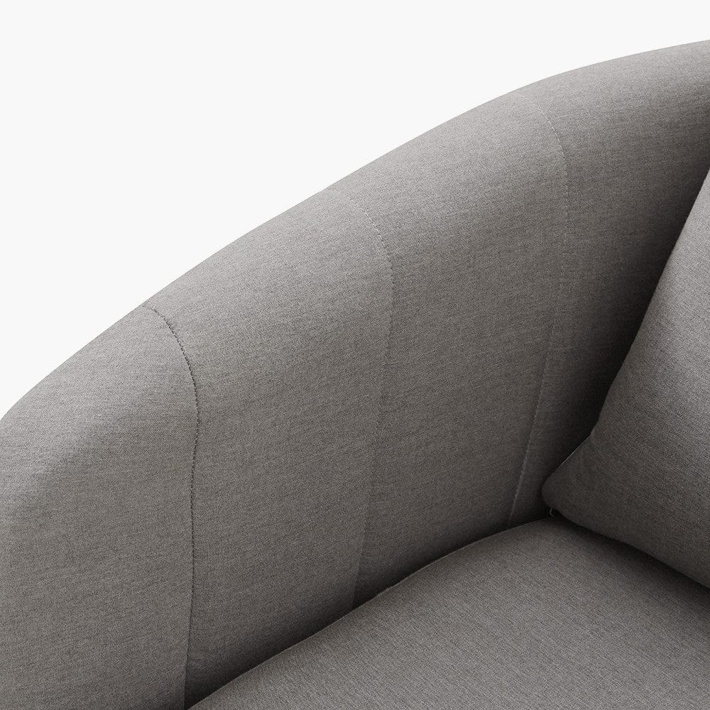 Nevada Putty Small Outdoor Corner Seating Set with Coffee Table and Footstools.