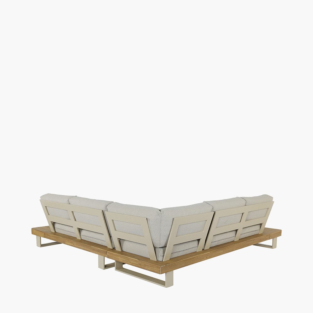 Osaka Latte Outdoor Corner Seating Set.