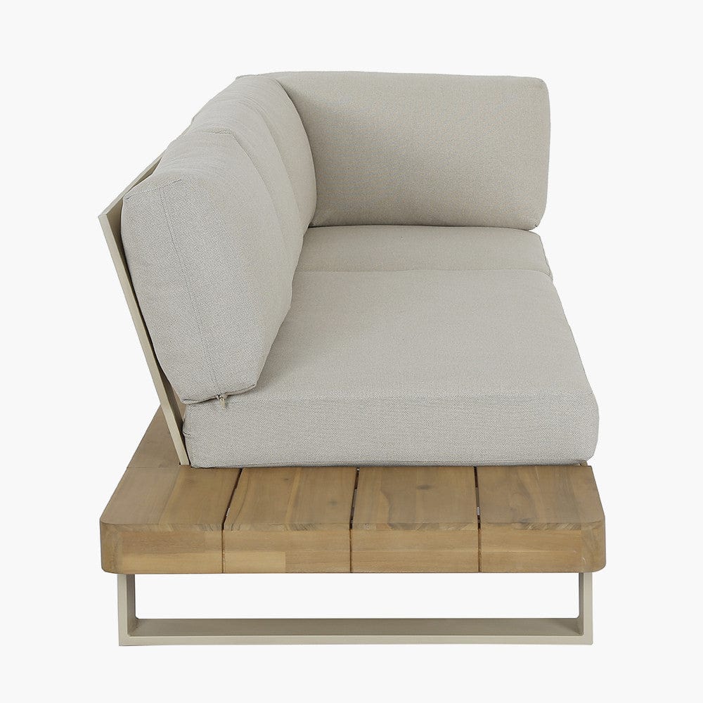 Osaka Latte Outdoor Corner Seating Set.