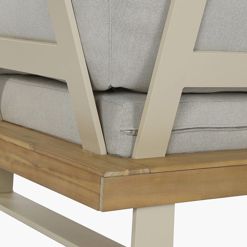 Osaka Latte Outdoor Corner Seating Set.