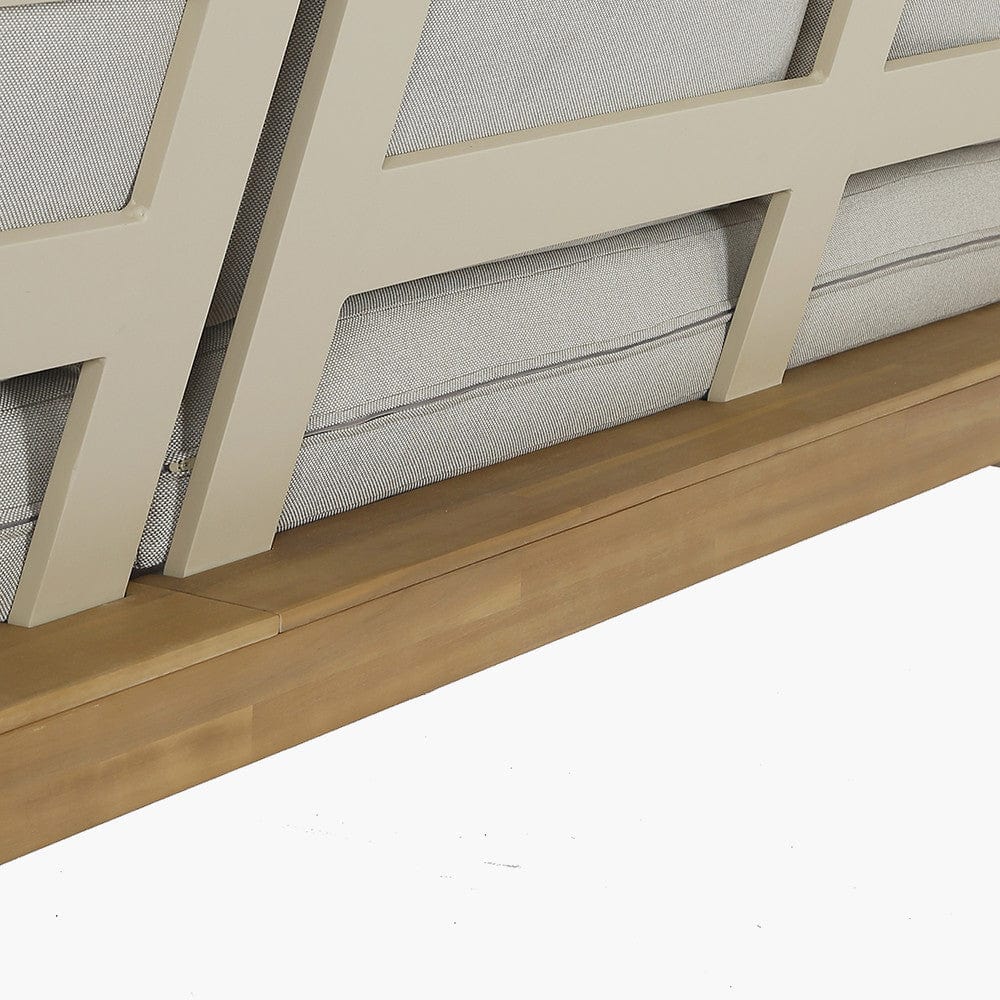 Osaka Latte Outdoor Corner Seating Set.